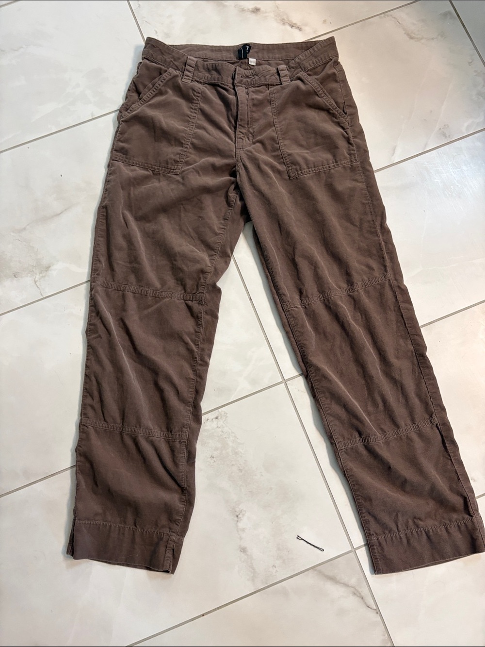 Kut from the Kloth Brown Straight-Leg Chinos